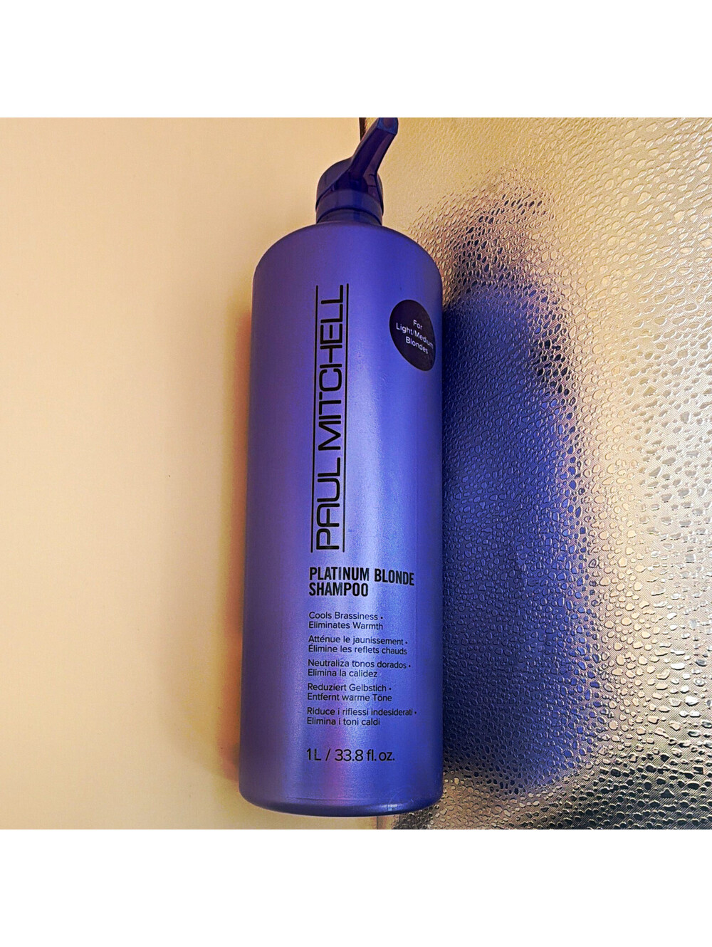 Paul Mitchell Platinum Blonde Toning Shampoo For Light/Medium Blondes 33.8 oz